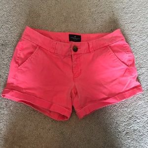 Hot pink shorts